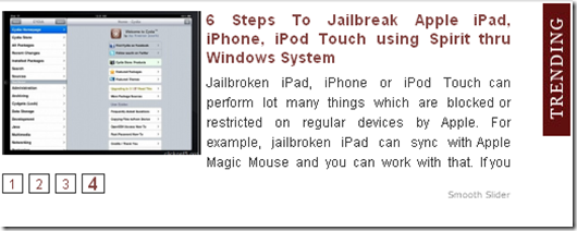 WordPress Category Slider